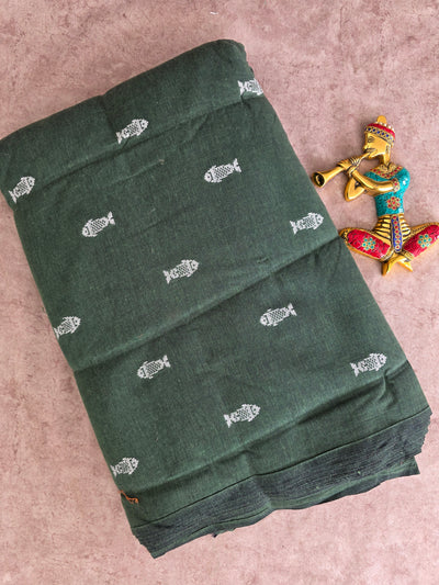 Prewashed Pure handloom cotton running material - HRM141