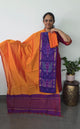 Pochampally sico set with ikkat damn -Sz329