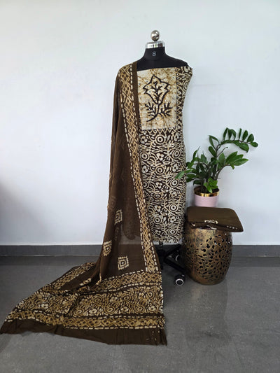 Batik pure cotton salwar set - BA368