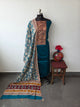 Kalamkari applique work with satin cotton-DM130