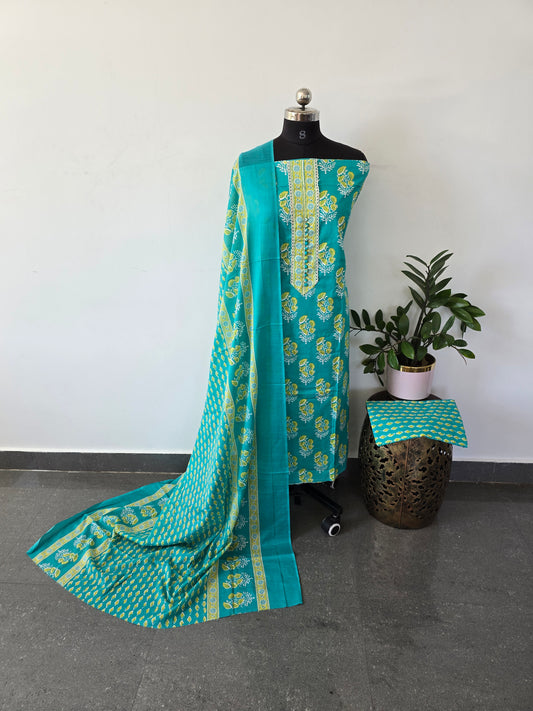 Regular/ office wear pure cotton set - RW9