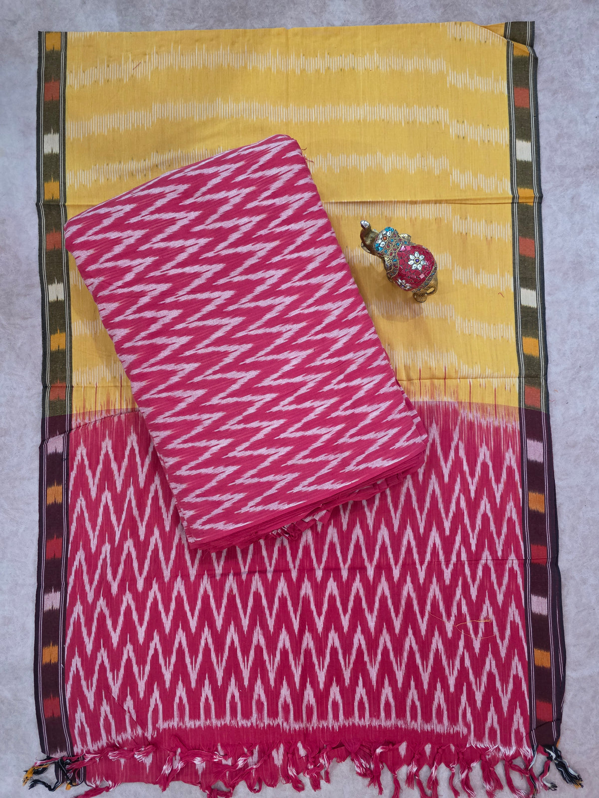 Pochampally ikkat cotton set -WW338