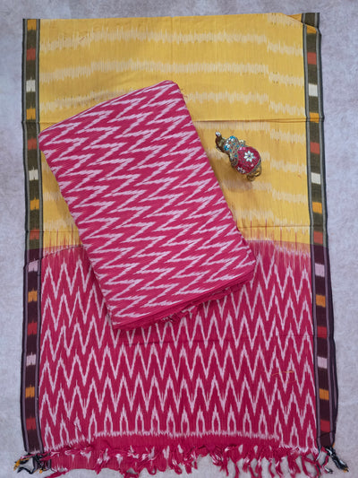 Pochampally ikkat cotton set -WW338
