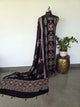 Handcrafted ajrakh modal silk set - HZ175