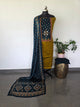 Kutch mirror work satin cotton set-SA6