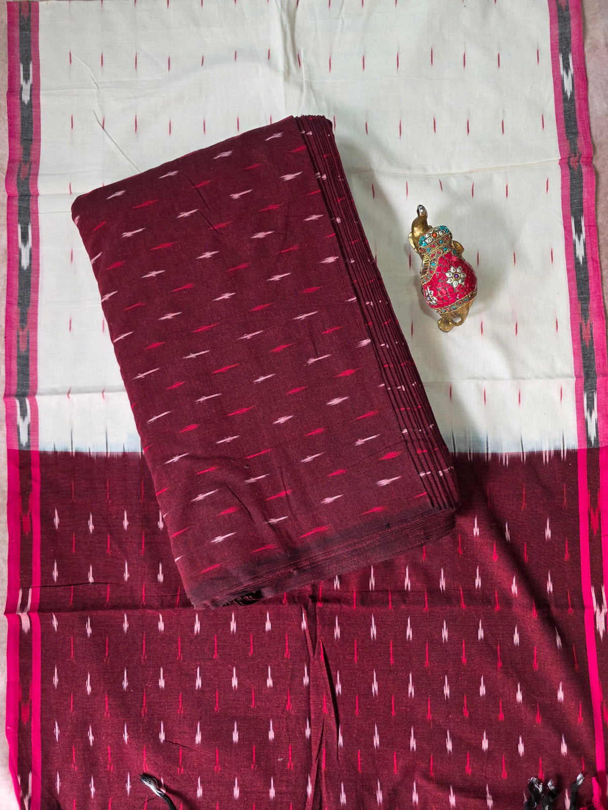 Pochampally ikkat cotton set -WW350