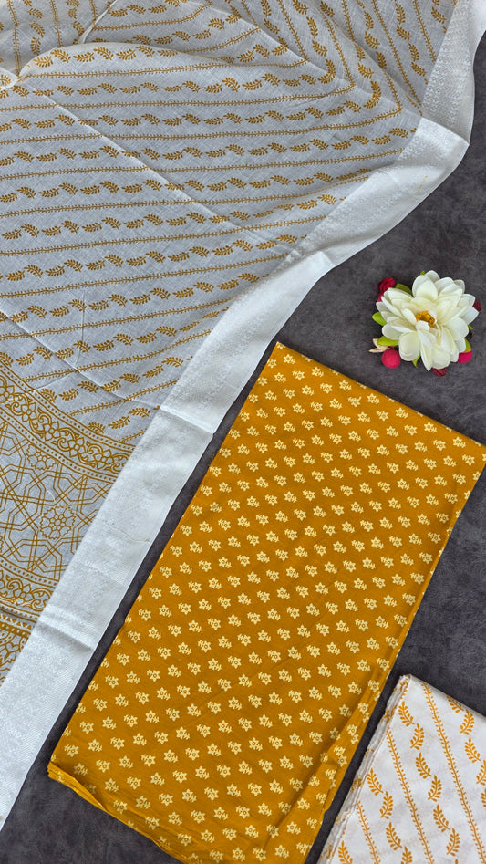 Heavy ajrakh cotton set - AL29