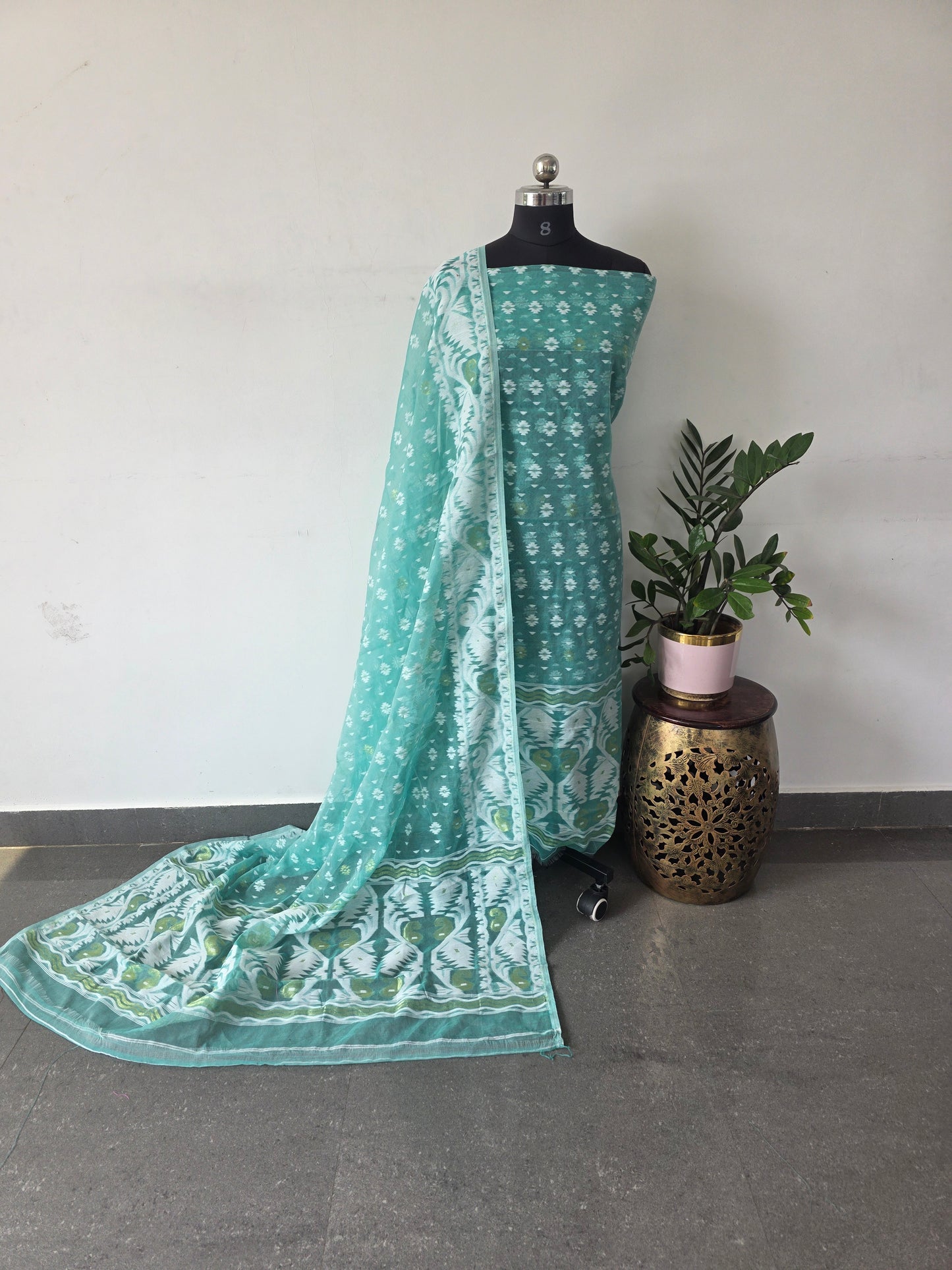 Jamdhani silk cotton set  - 59