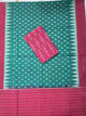 Ikkat cotton with Handloom Mercerised ikkat duppatta - WW796