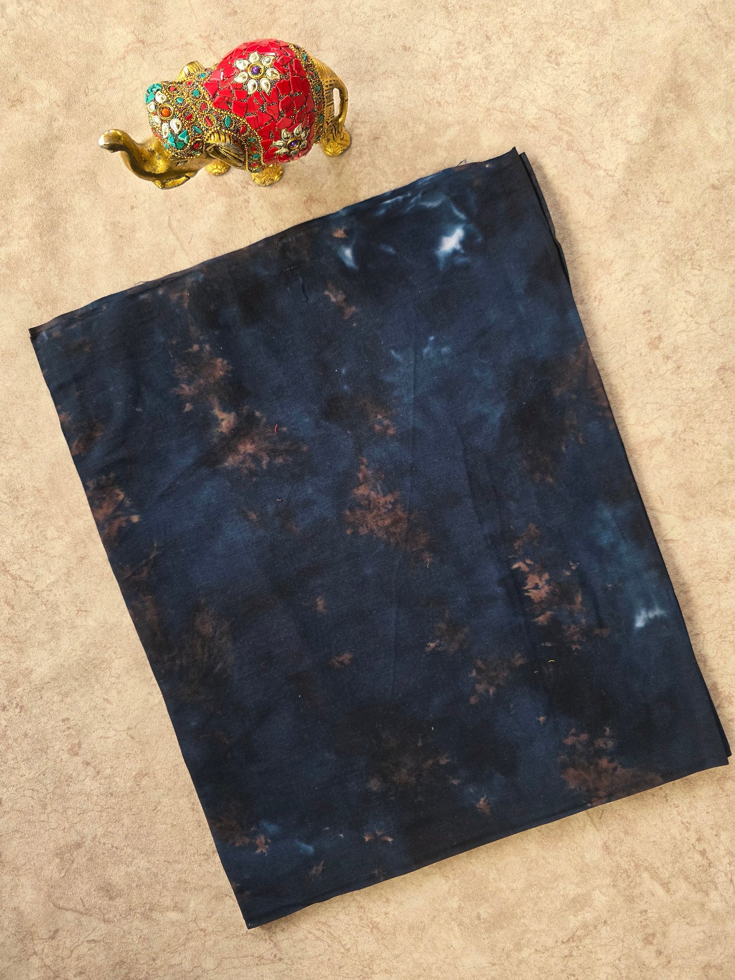 Tie & dye Batik Nighty/kafan fabric ( approx 3 mtrs ) - NF92