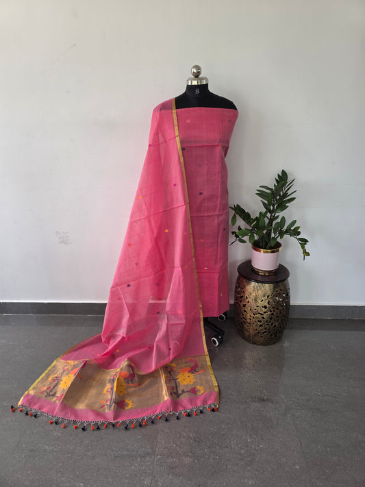 Premium muslin jamdhani set - MU6