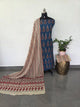 Handcrafted hakoba ajrakh cotton set -HZ335