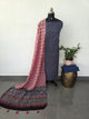 Handcrafted ajrakh cotton set with bandhini duppatta-HZ366