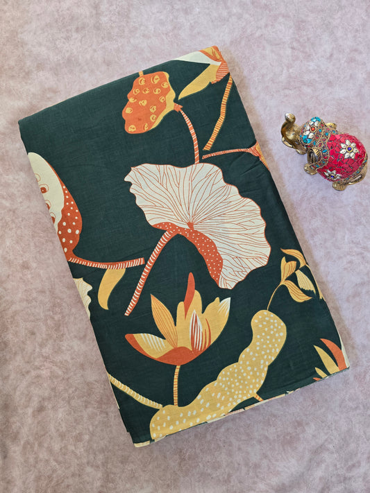 Jaipuri pure cotton running material (0.5 mtrs)-JA332