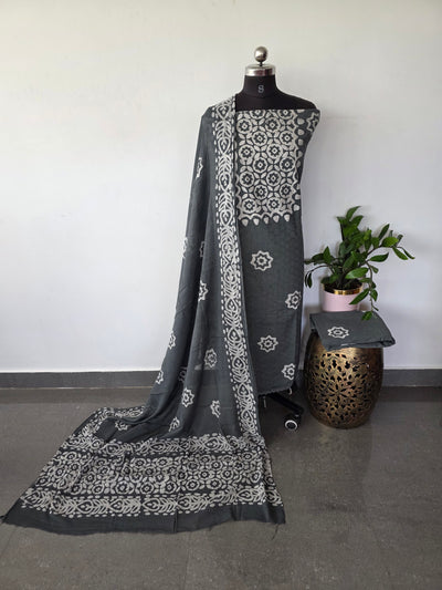 Schiffli batik cotton set - BA218