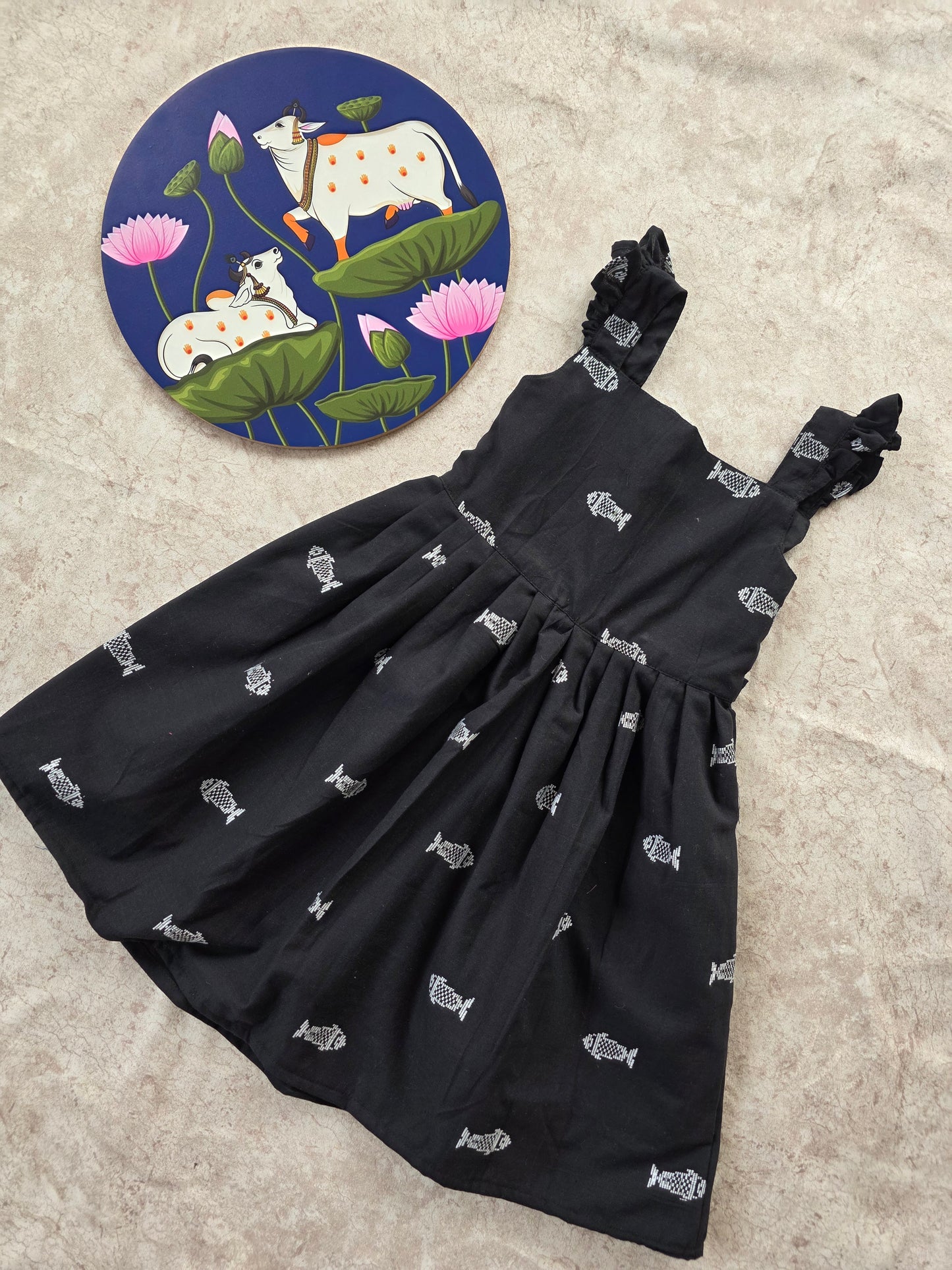 Prewashed pure cotton Frock- 3