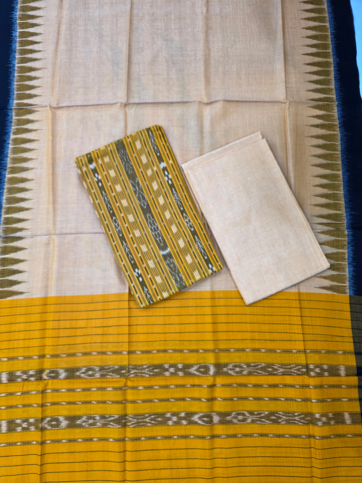 Sambalpuri ikkat cotton (3pc) salwar set -WW686