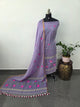 Premium handloom linen Tulip jamdhani set-JMM549