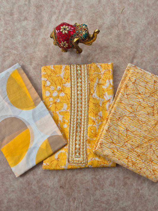 Slub cotton set - D100