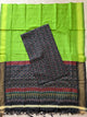 Handloom Pochampally ikkat sico pattu set - KK40