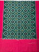Handloom  mercerised weft ikkat duppatta  - WW701
