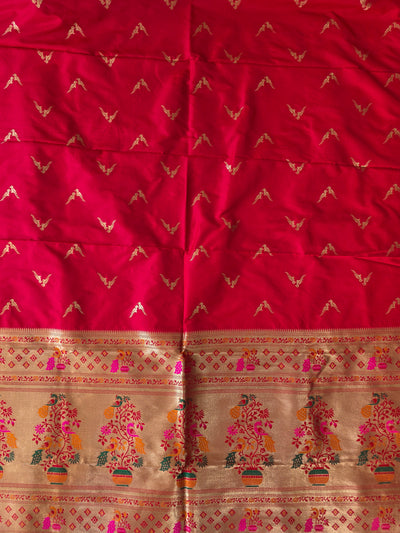 Paithani soft silk duppatta - V5