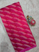 Pochampally dubbian ikkat silk running fabric - WW141