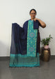 Pochampally sico set with ikkat damn -SZ418