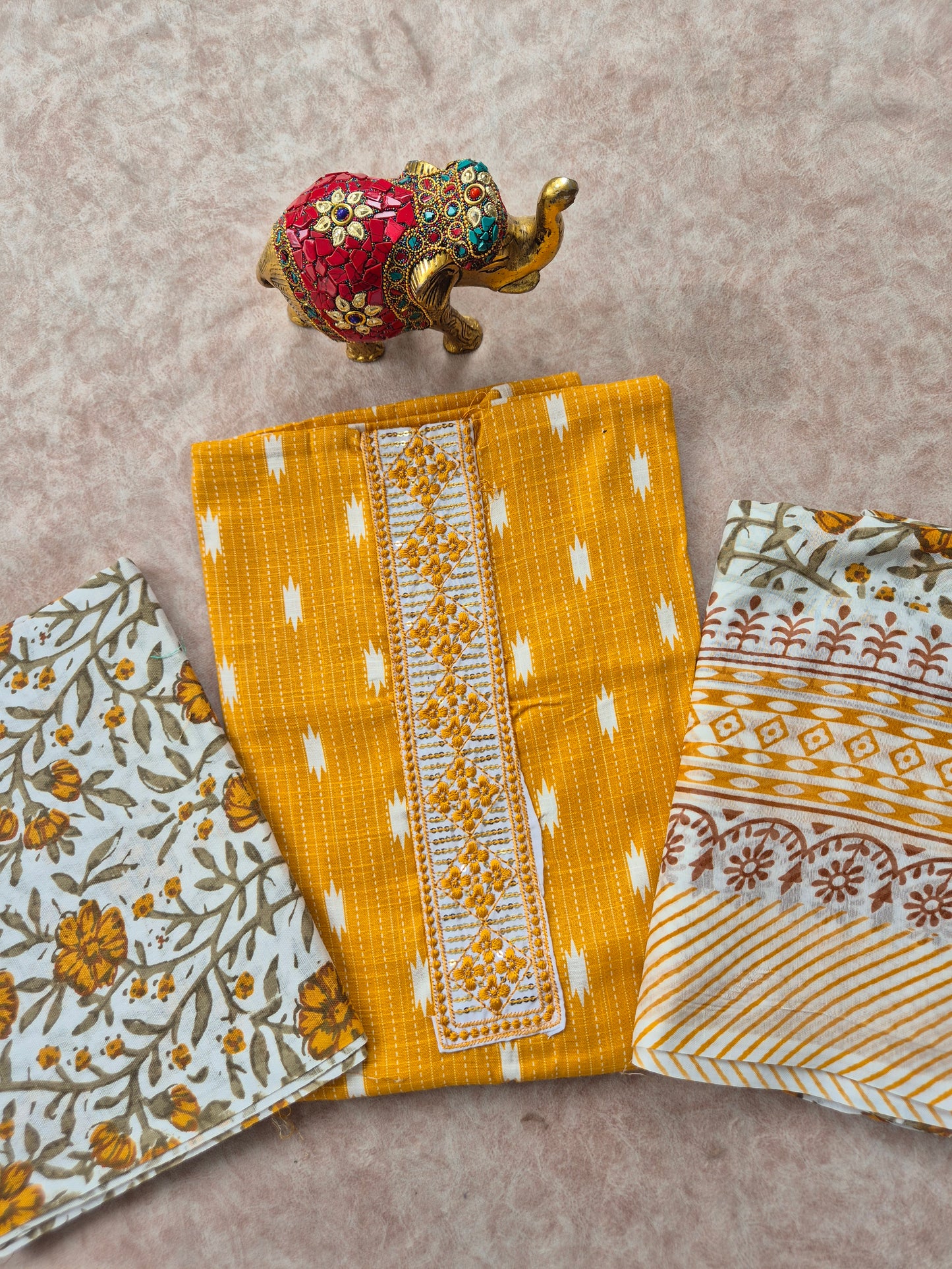 Slub cotton set - D76