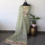 Fancy silk cotton paithani jamdhani set - HG1