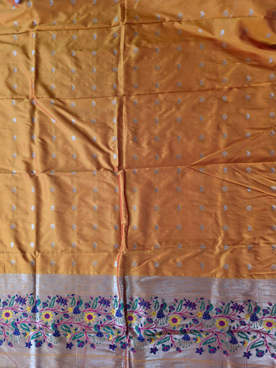 Paithani soft silk duppatta - V2