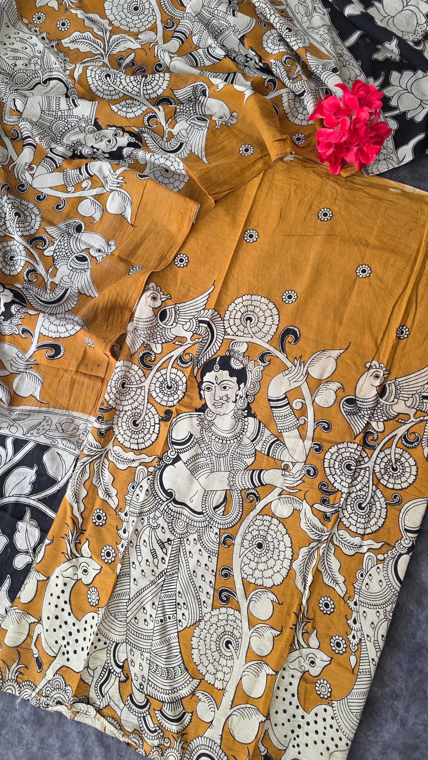 Pure kalamkari cotton salwar ( 2 pc set ) - AK129