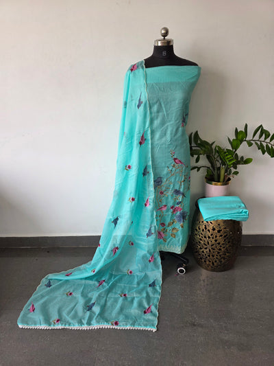Embroidery Kota salwar set - KV44