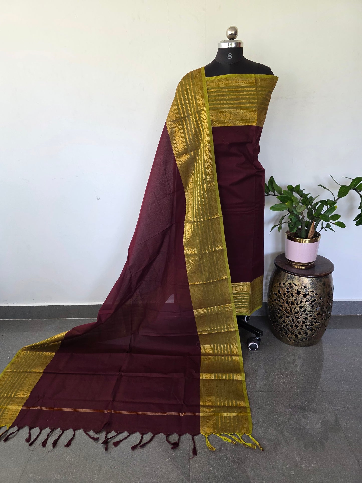 Premium chettinadu cotton salwar set -Ck212
