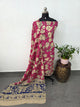 Handcrafted pure kalamkari cotton (2 pcs)(pink) set -AK565