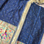 Paithani soft silk set (Navy blue)-JM33