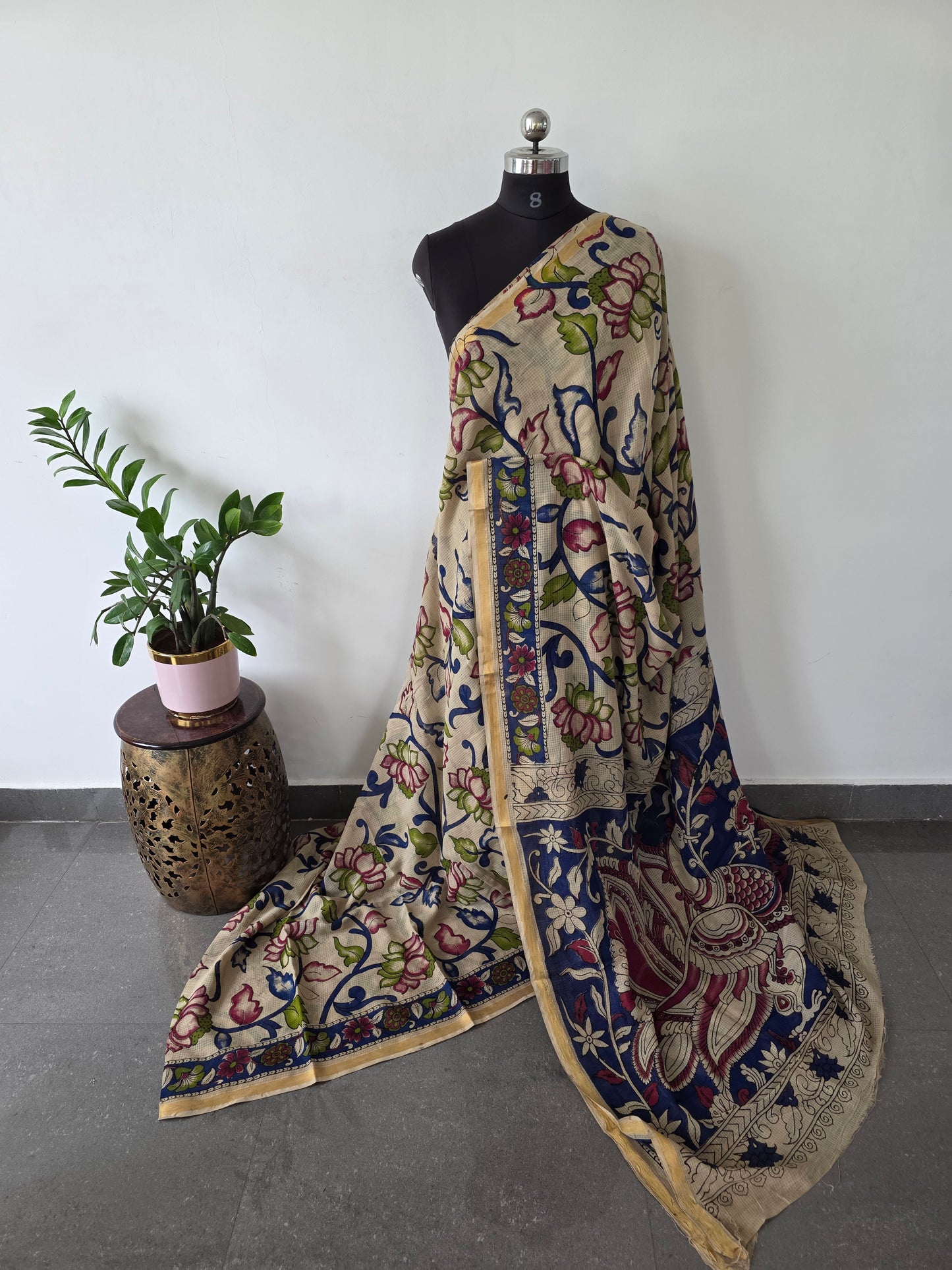 Authentic Kota kalamkari saree - AK164