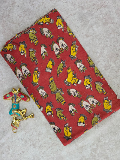 Pure kalamkari running cotton material - DK104