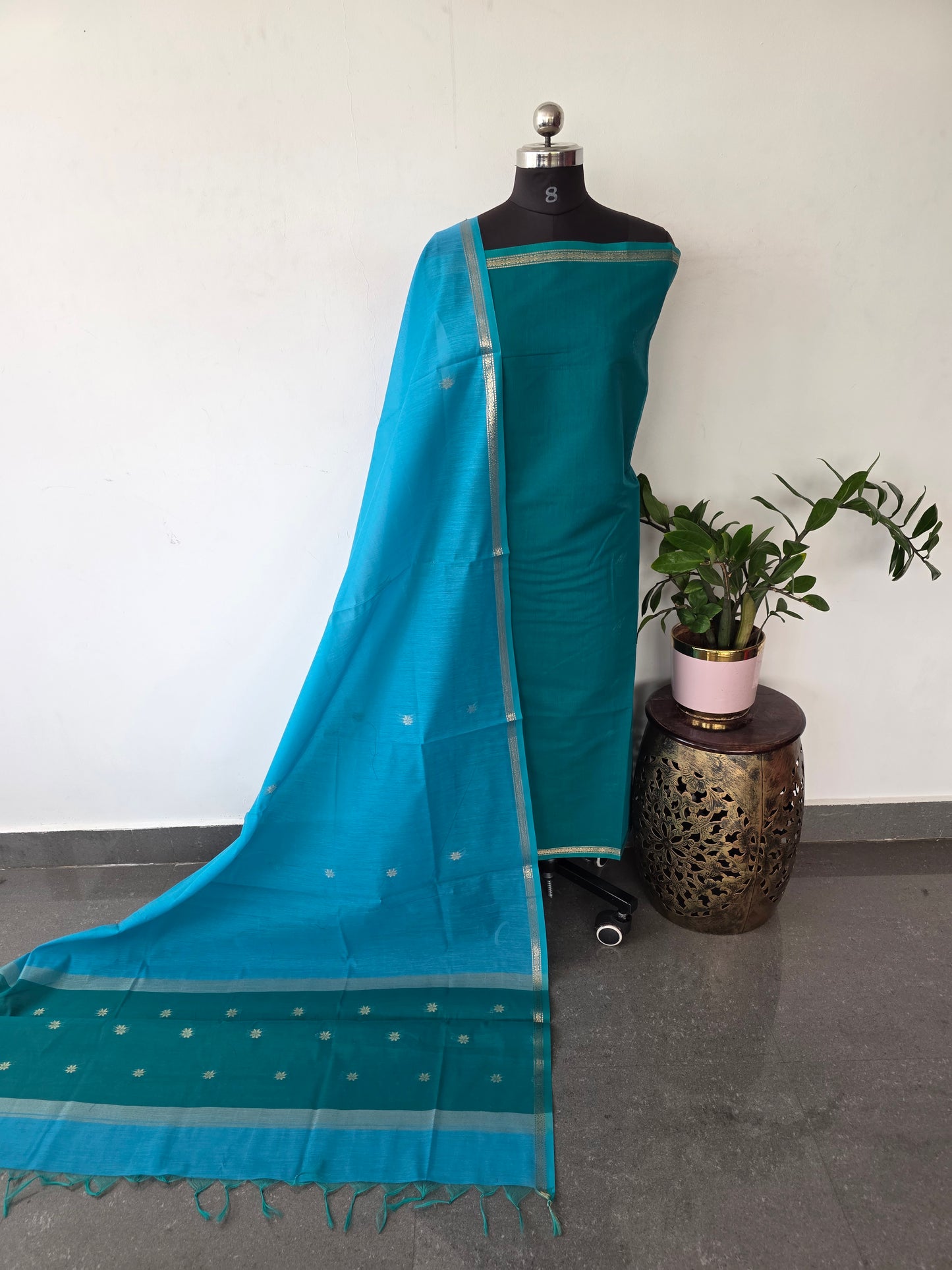 Semi Maheshwari silk salwar set - SM133