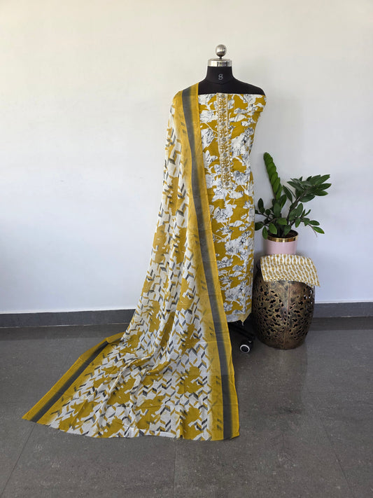 Regular/office wear pure cotton set - RWW25