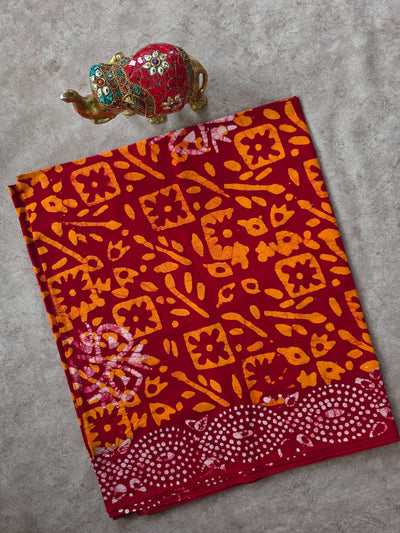 Double colour batik print Nighty /kaftan fabric (approx 3 meters) - NF104