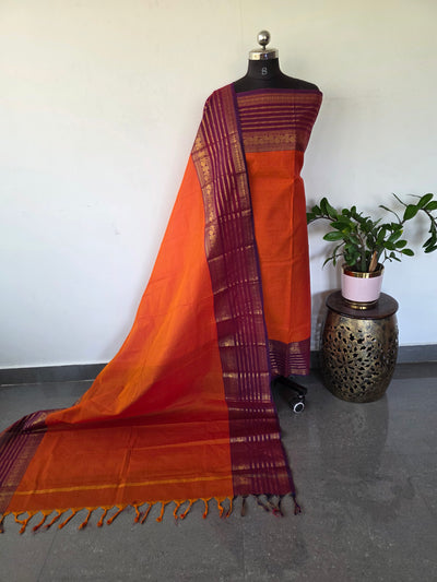 Premium chettinadu cotton salwar set -Ck244