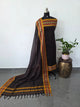 Mercerised narayanapet with peacock border salwar set(4.5 meters)(Brown)-NA738