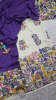 Penkalamkari- inspired  kalamkari  cotton set - RV148
