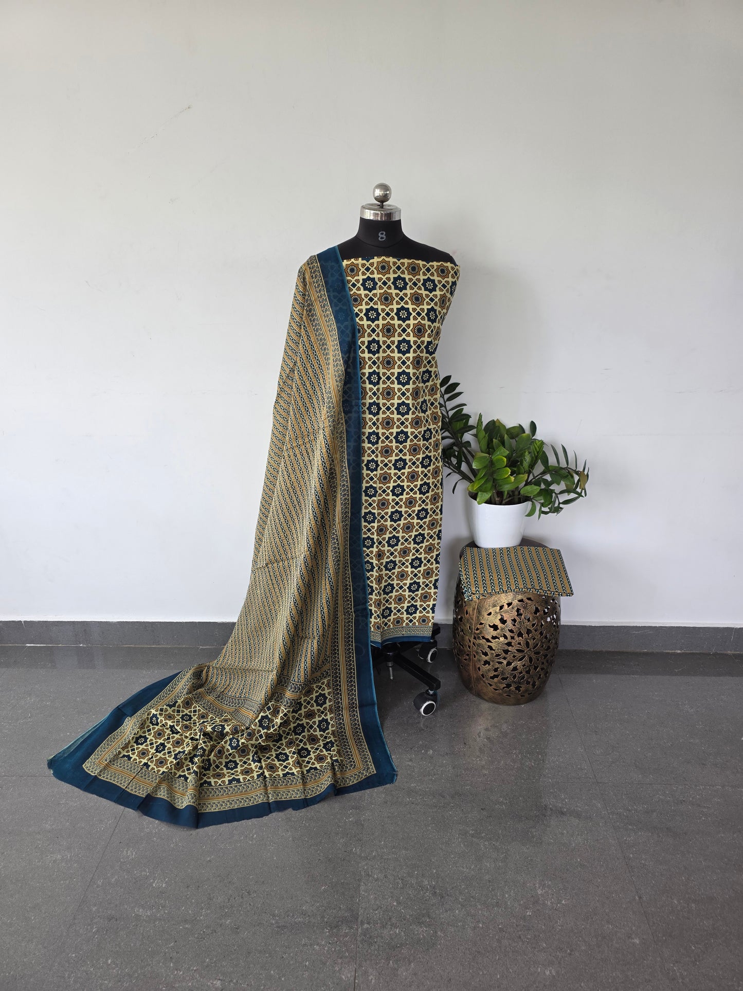 Pure jaipuri cotton set - 167