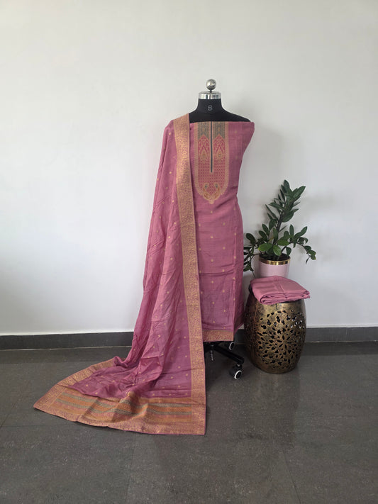 Premium Banarasi soft silk set - Gb2