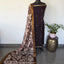 Fusion Narayanapet with handcrafted chennuri silk kalamkari duppatta -NA688