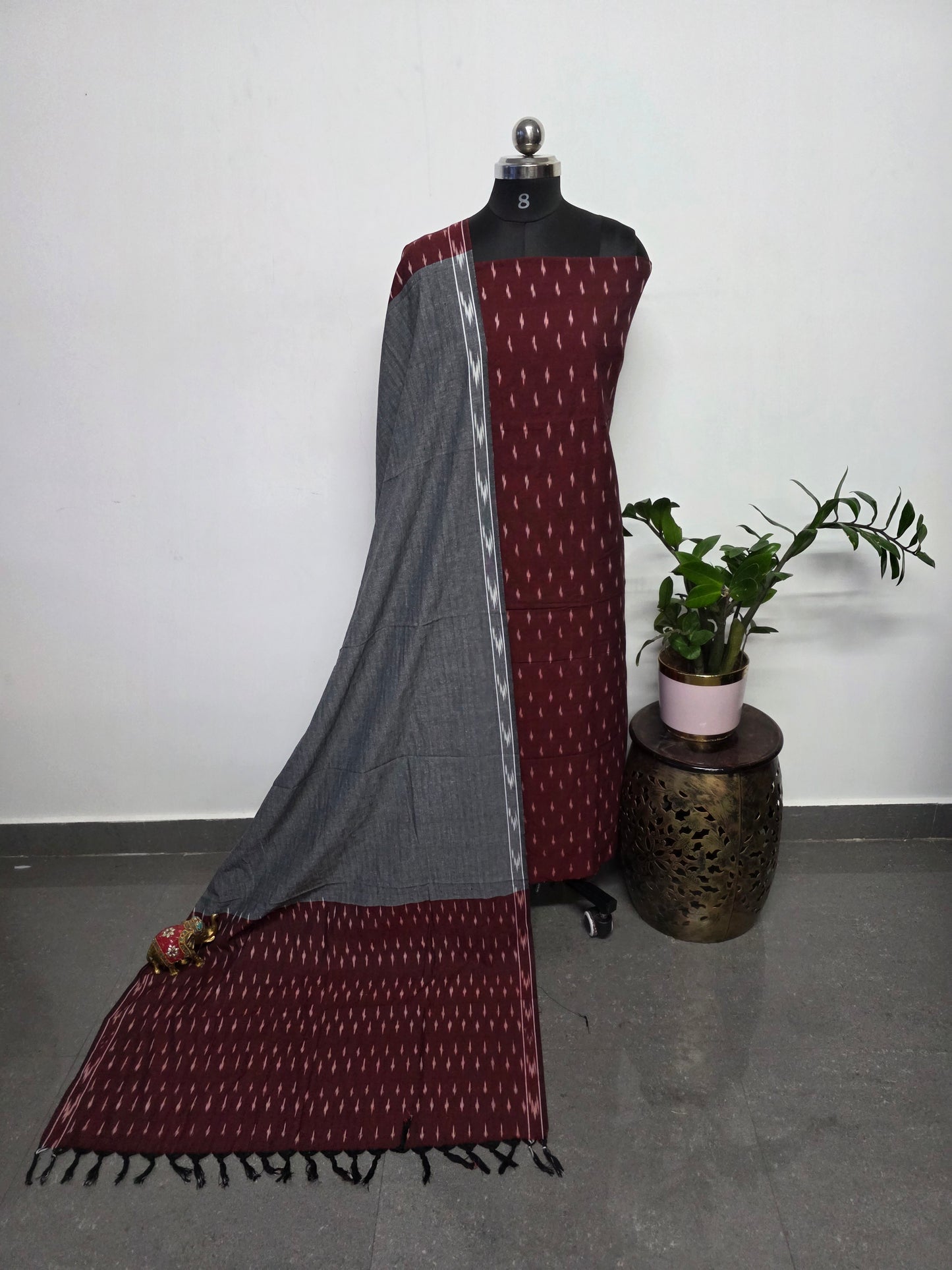 Pochampally ikkat cotton set - KK218