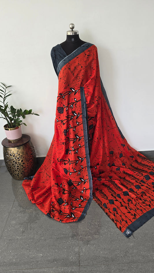 Jaipuri pure cotton saree - JF67