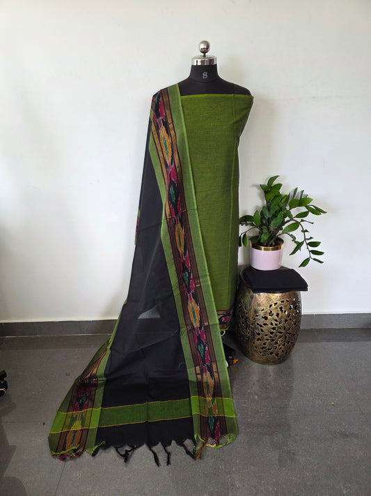 Pochampally border south cotton set- PCS21